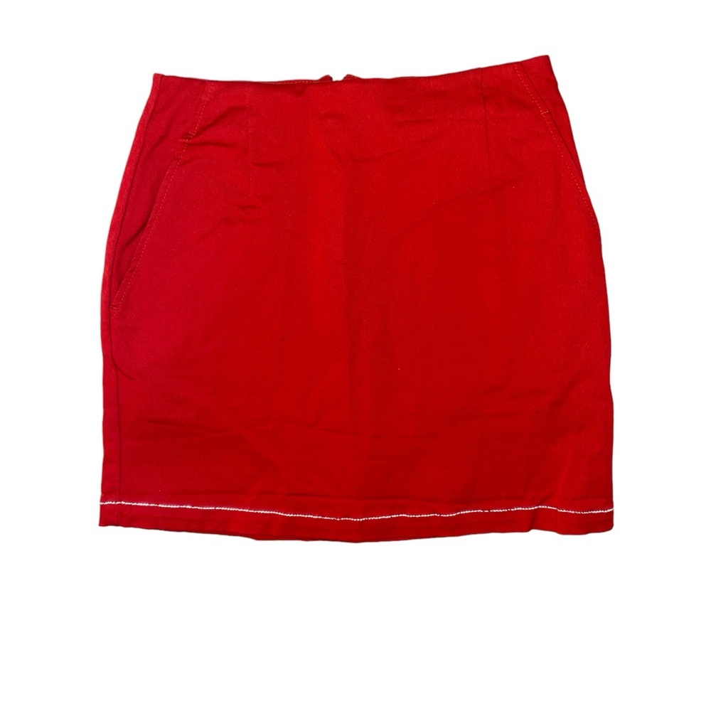 X-Girl red hot mini skirt